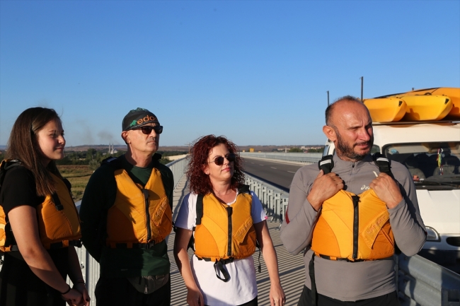 Meriç Nehri'nde gün batımı yolculuğu